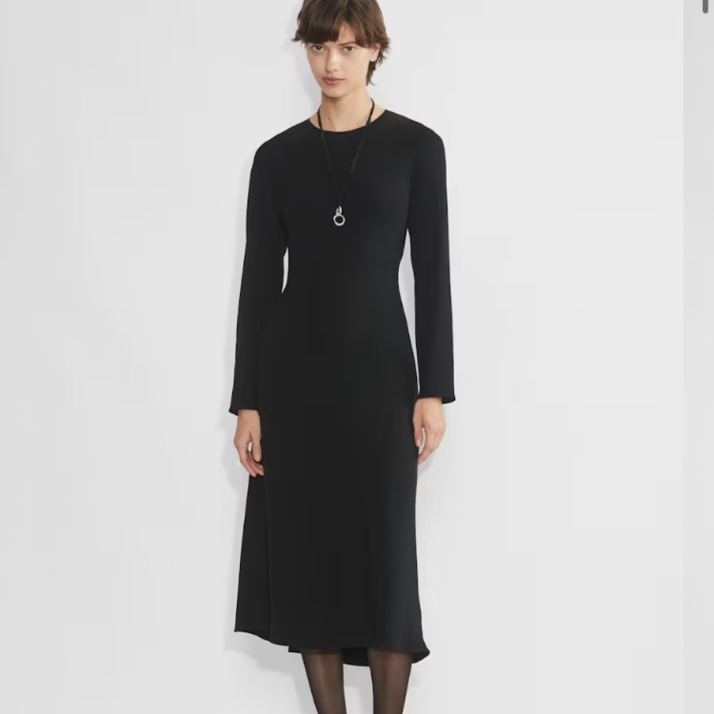 Babaton Dione Dress longsleeve midi length EUC